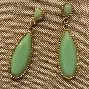 Ambiance Faux Jade Drop Earrings